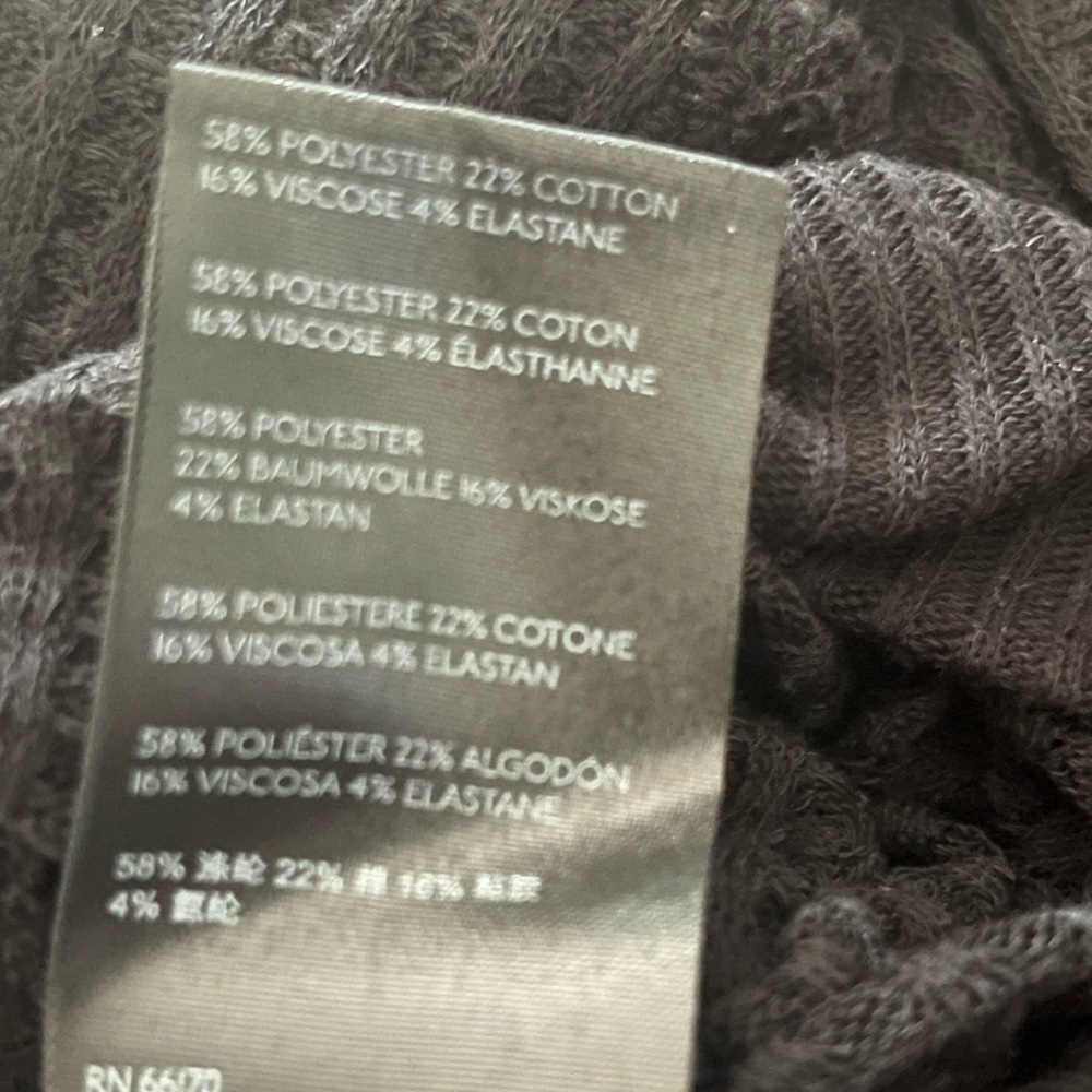 We the Free Love Me Thermal Black Low Back Sweater - Large - Picture 5 of 5